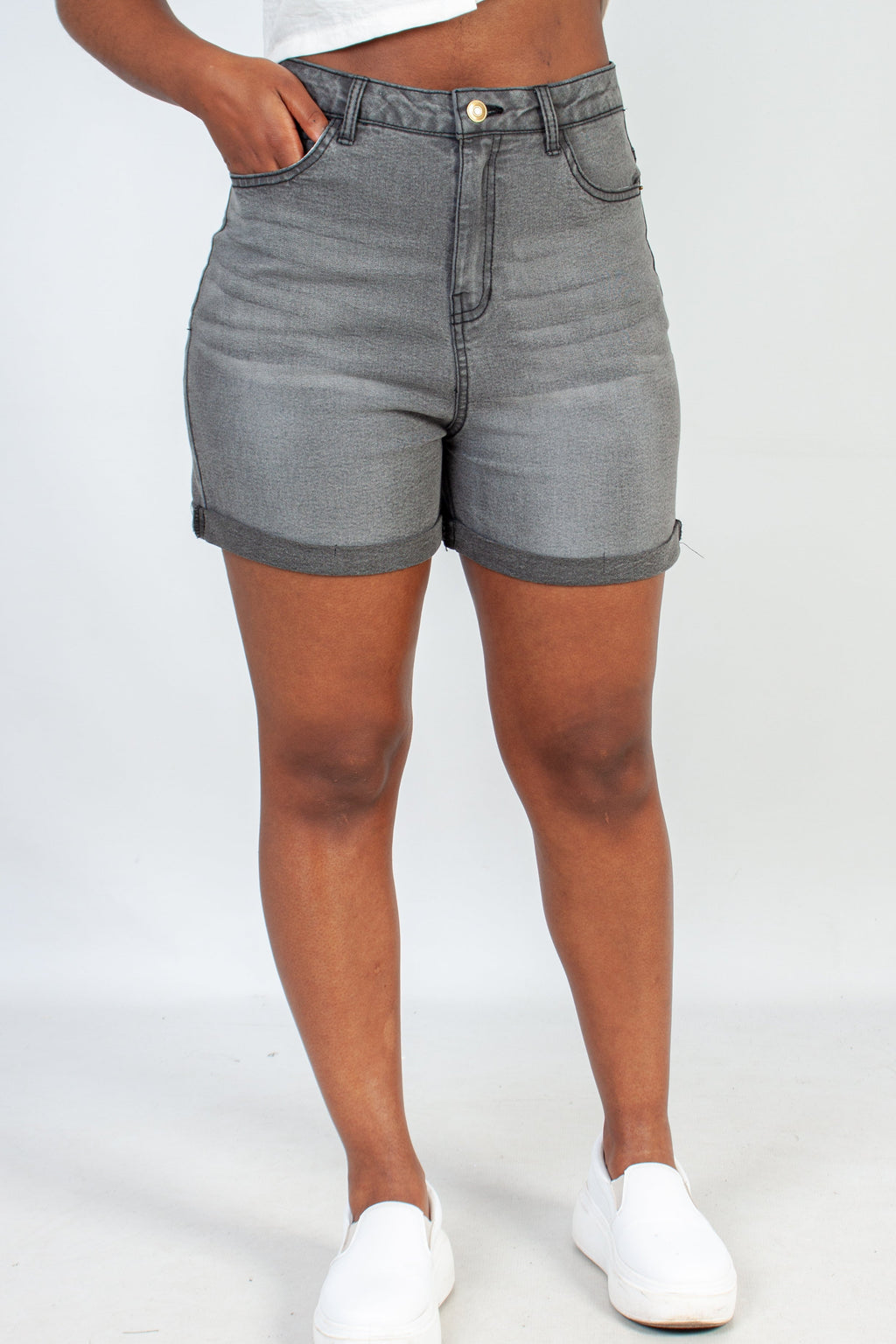 Denim Mom Shorts
